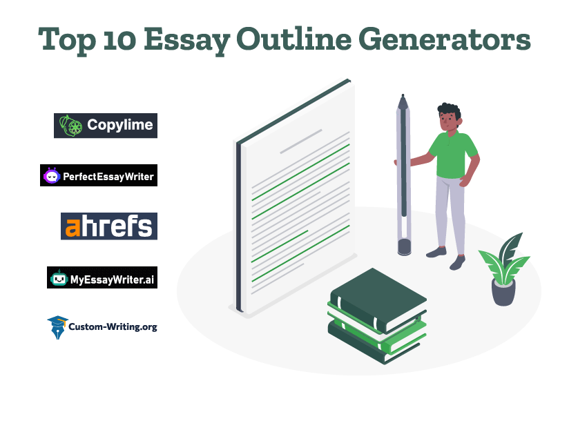 A student is considering essay outline generators, including AI essay outline generators, to select one for their essay.