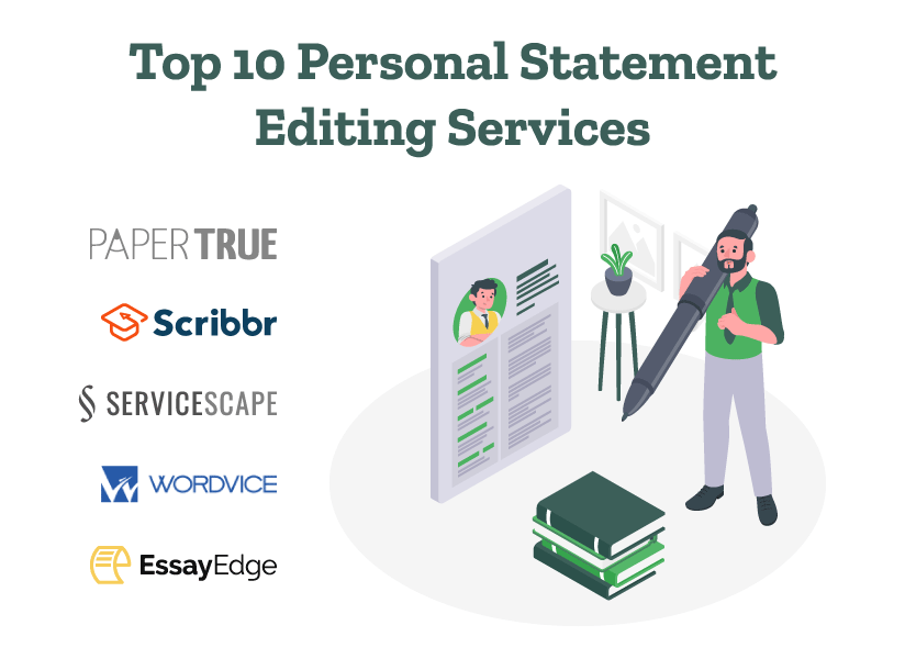 A person is seen deliberating which service to choose from the top 10 best personal statement editing services.