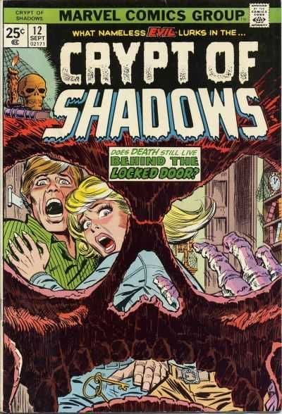 The Crypt of Shadows comic book cover.