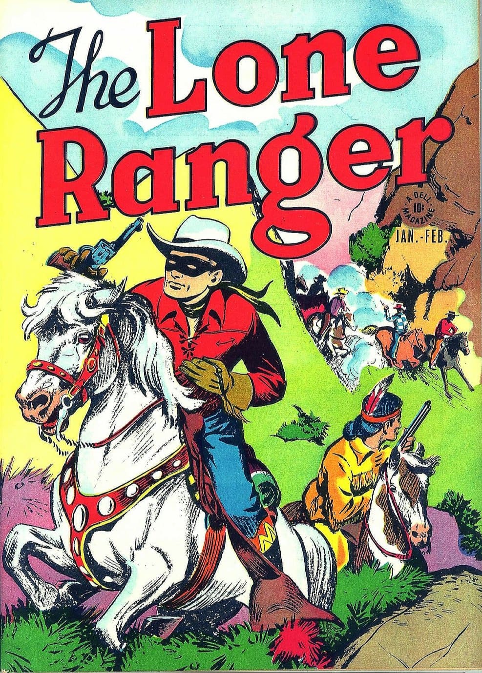 The Lone Ranger #1 comic book cover.