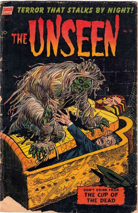 The Unseen comic book cover.